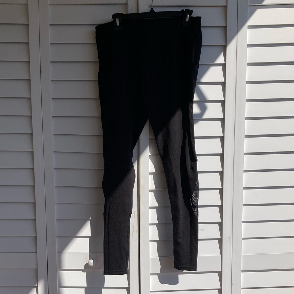 embrace your love leggings black womens XL